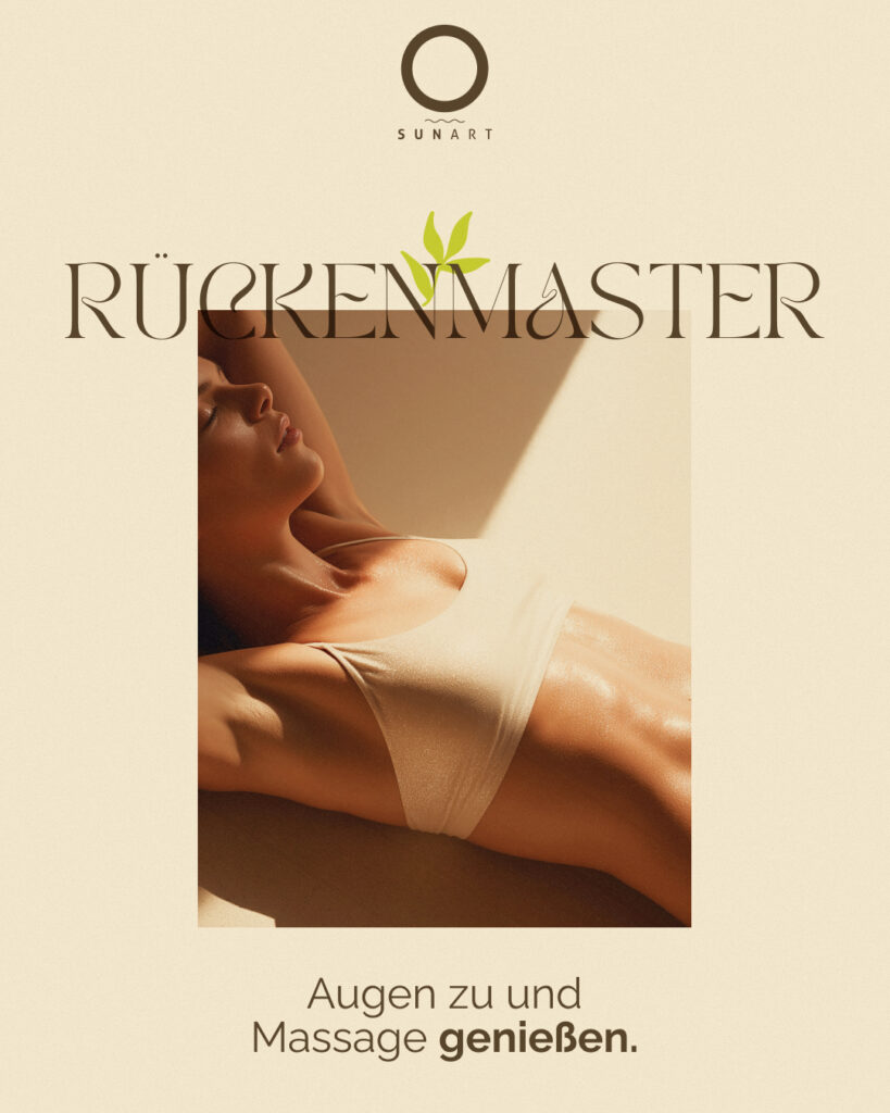 RückenMaster Rückenmassage zur Entspannung bei SUNART in Würzburg